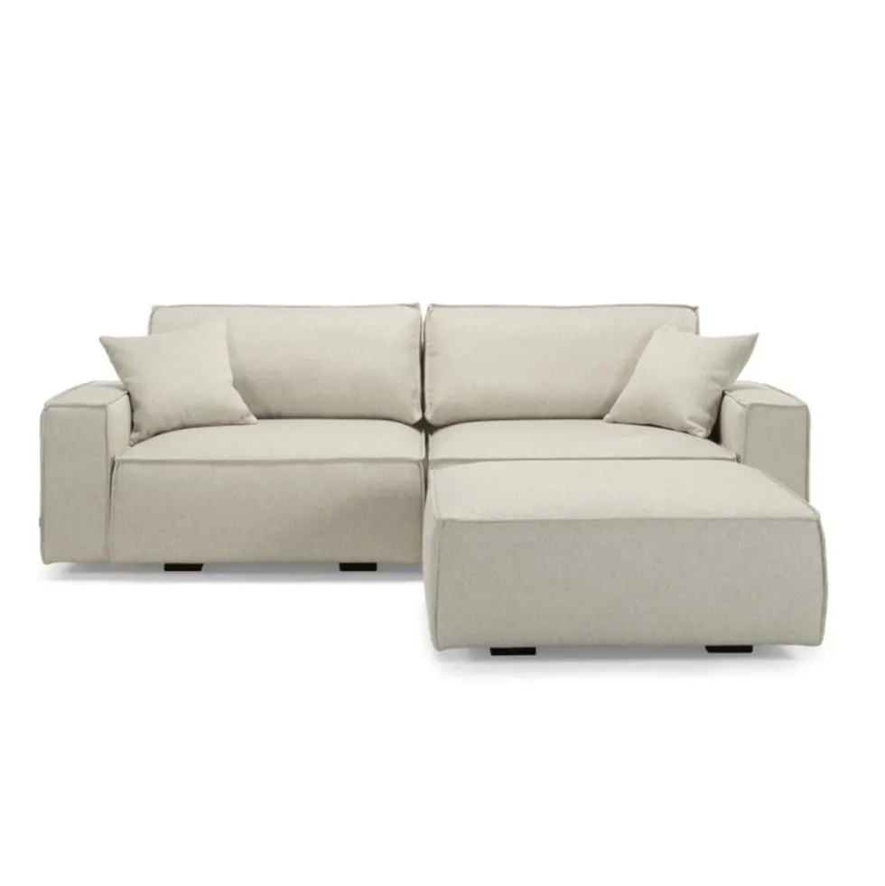 Maksi 2-sits soffa + pall