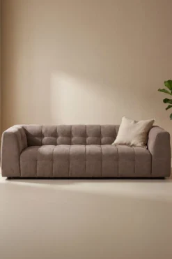 Malou 3-sits soffor Brown