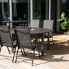Marbella Runda Matbord ⌀140 Black