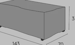 Möbelskydd Bord Hillerstorp Skagenäs Svart