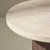 Megg Soffbord ⌀50 Beige