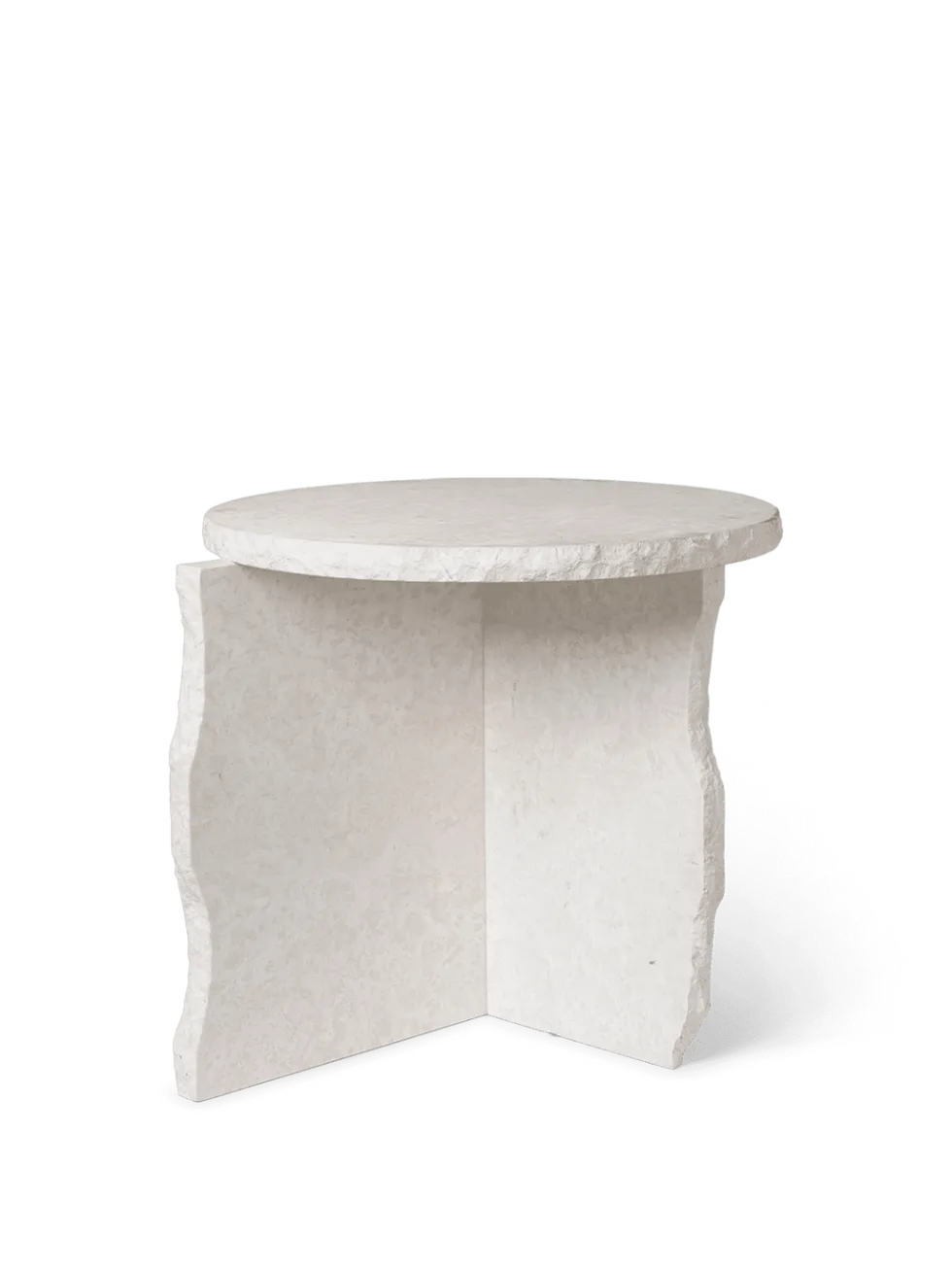 Mineral Skulpturbord – Bianco Curia
