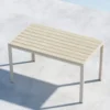 Mirko Rektangulära Matbord 140 x 80 Beige