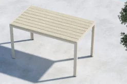 Mirko Rektangulära Matbord 140 x 80 Beige
