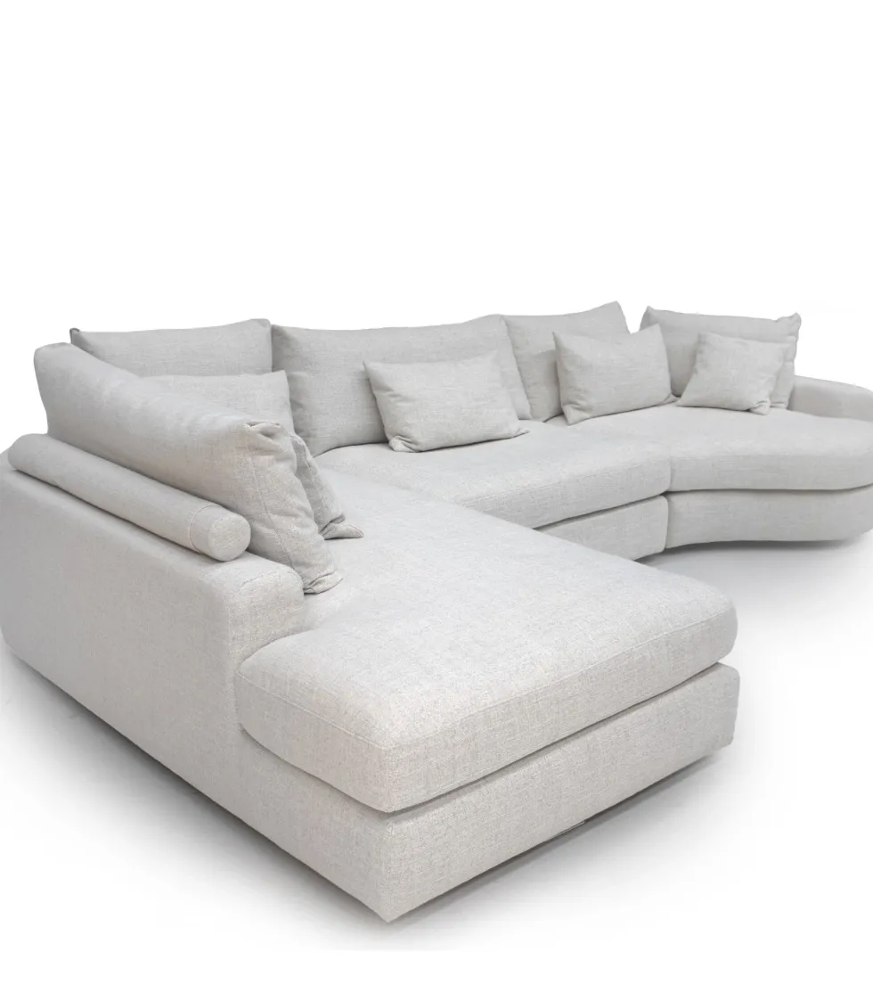 Monti Soffa med öppet avslut – Modulsoffa med divan, valbar höger/vänster