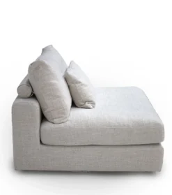Monti Soffa 1,5-sits u armstöd – Pleat Beige | Modul & solitär