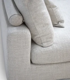 Monti Soffa 1,5-sits u armstöd – Pleat Beige | Modul & solitär