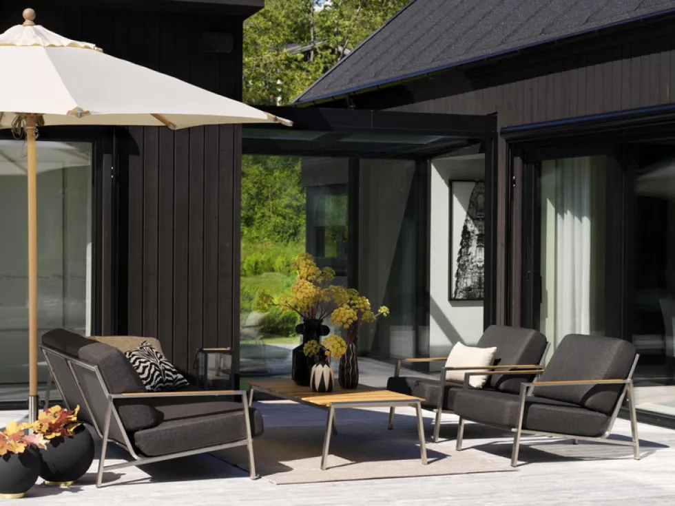 Naos rostfri 2,5-sits soffa