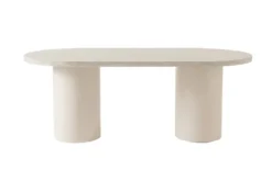 Narvik Ovala Matbord 200 × 100 Beige