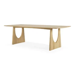 Oak Geometric dining table