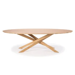 Oak Mikado oval matbord