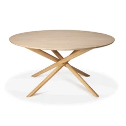 Oak Mikado round matbord