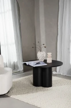 Olivia Soffbord ⌀80 Black
