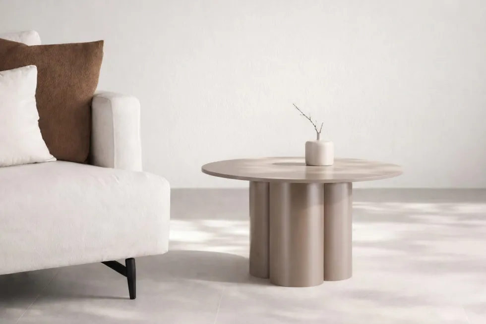 Olivia Soffbord Ø80 Brown