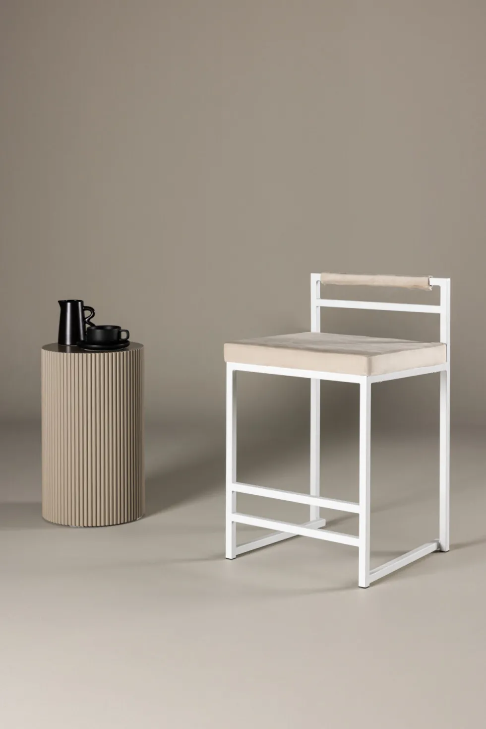 Opelika Barstolar Beige