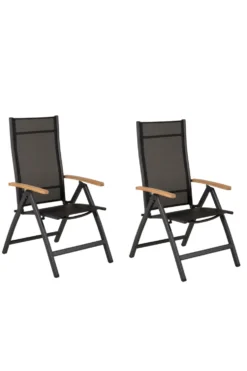 Panama Positionsstolar Black