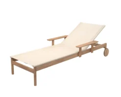 Pelagus sunbed med armstöd