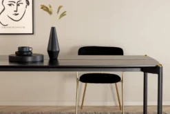 Pelle Rektangulära Matbord 190 x 90 Black