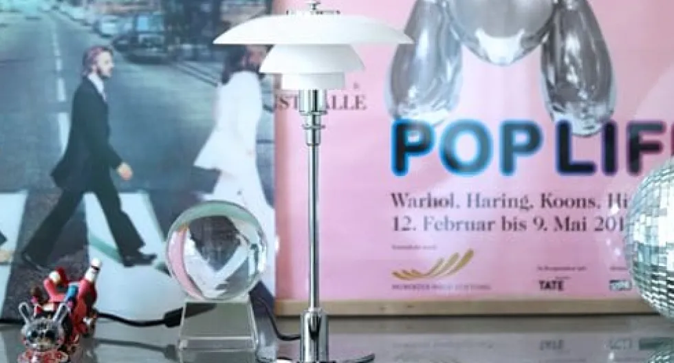 PH 4½-3½ glas bordslampa