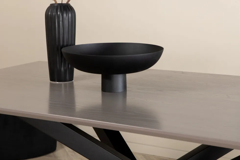 Piazza Rektangulära Matbord 180 x 90 Black