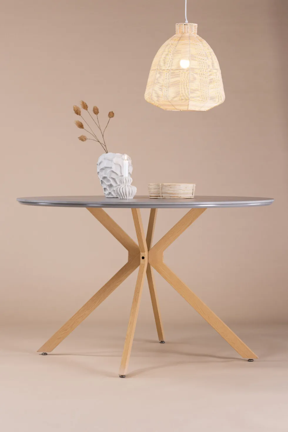 Piazza Runda Matbord ⌀120 Grå