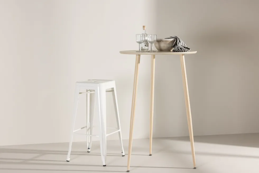 Plaza Barbord ⌀70 Whitewash