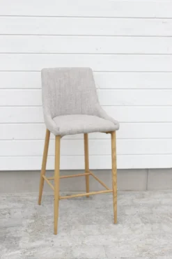 Plaza Barstolar Light Grey