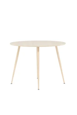 Plaza Runda Matbord ⌀100 Whitewash