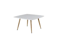 Plaza Soffbord 80 x 80 White