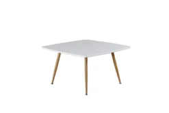 Plaza Soffbord 80 x 80 White