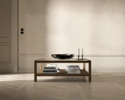 2000 Plus Soffbord Kvadratiskt Burned Walnut