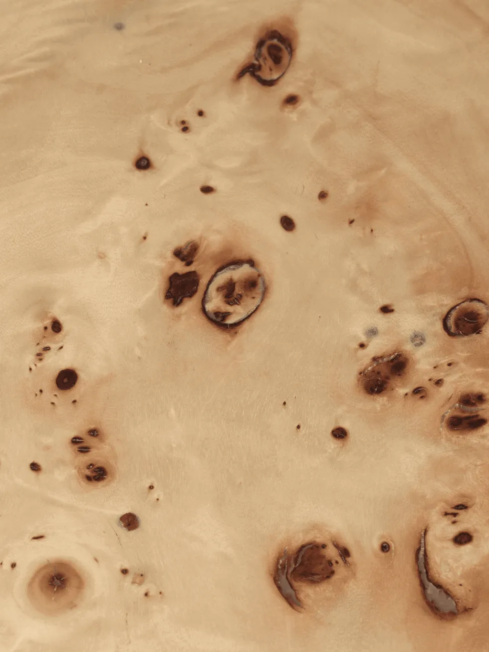 Post Soffbord – Litet – Poplar Burl Faner