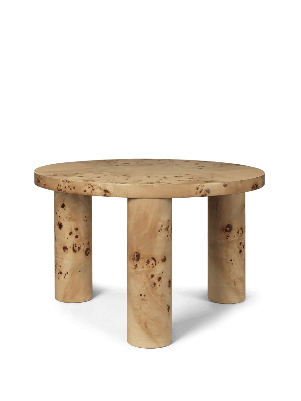 Post Soffbord – Litet – Poplar Burl Faner