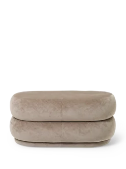 Puff Oval Faded Velvet