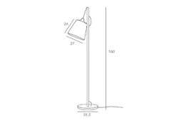 Pull golvlampa