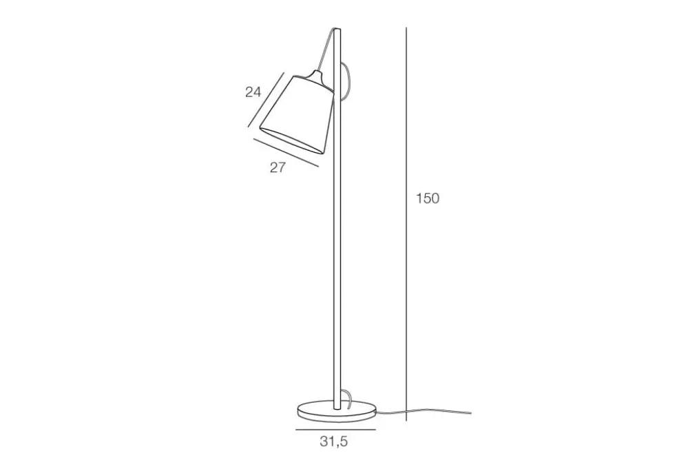 Pull golvlampa