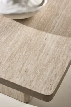 Qvart Soffbord 50 x 50 Beige + Soffbord 80 x 80 Beige