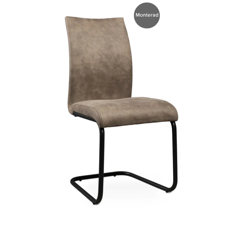 RAY Stol MF beige svart metallunderrede