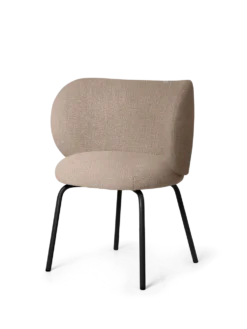 Rico Dining Black Bouclé Stol