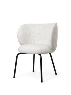 Rico Dining Black Bouclé Stol