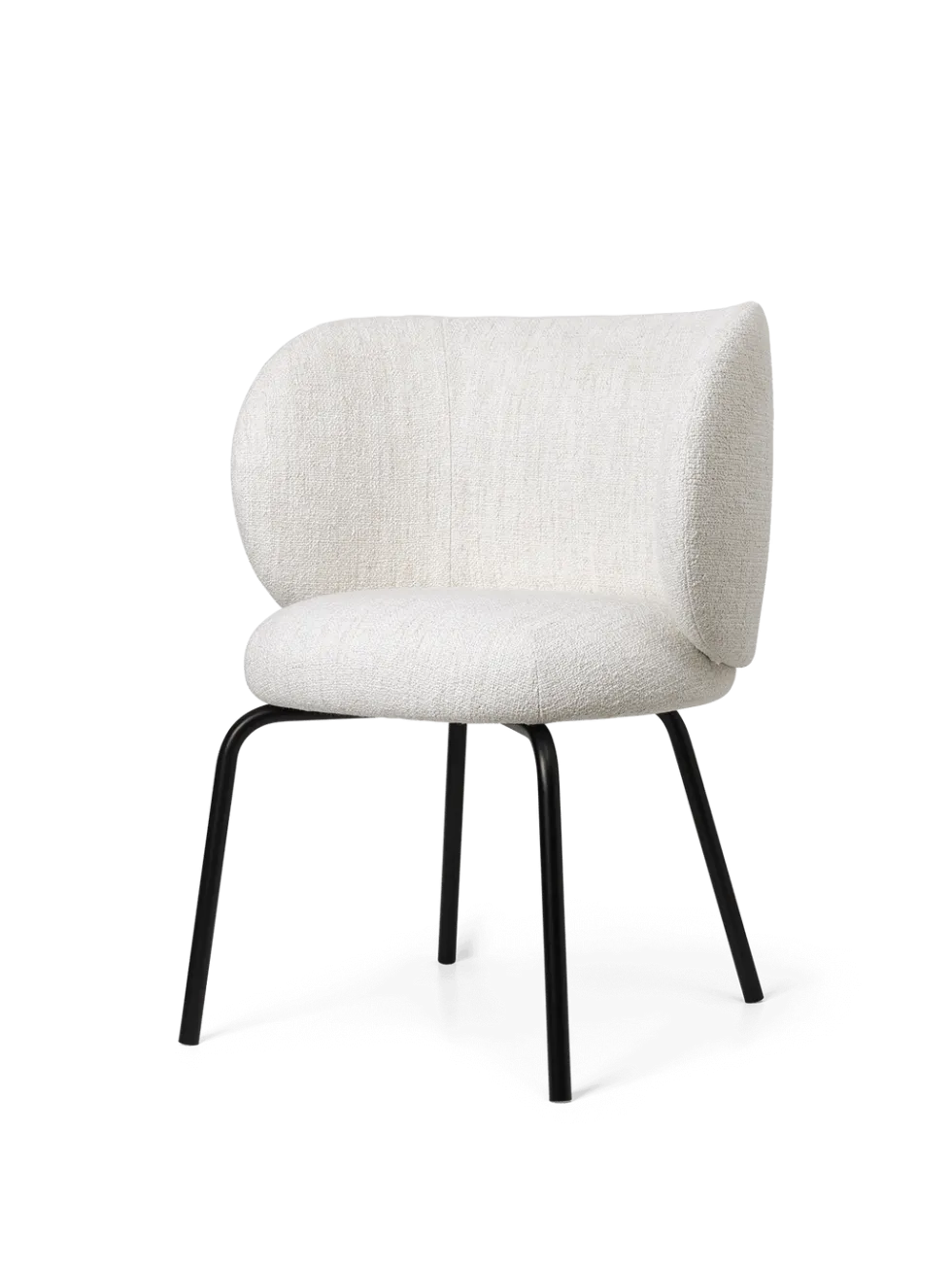 Rico Dining Black Bouclé Stol