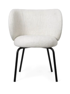 Rico Dining Black Bouclé Stol