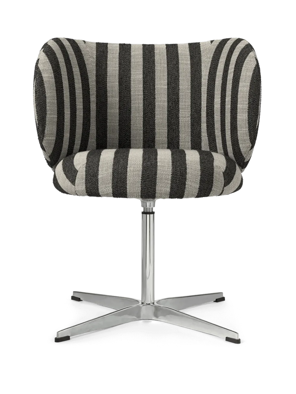 Rico Dining Swivel Louisiana – Sand/Svart Stol