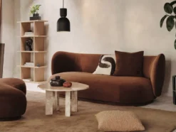 Rico Lounger Ottoman Rich Velvet – Brun Fotpall