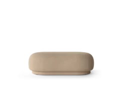 Rico Ottoman Borstad – Sand Fotpall