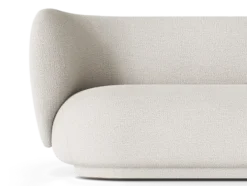Rico 4-sits Boucle – Off-WhiteWhite Soffa