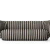 Rico 3-sits Louisiana – Sand/Svart Soffa