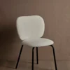 Rico Stol Svart Soft Bouclé – Benvit/Sand Stol