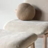 Rile Ottoman 60 x 42 x 70 Beige + Fåtöljer Beige