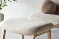 Rile Ottoman 60 x 42 x 70 Beige + Fåtöljer Beige